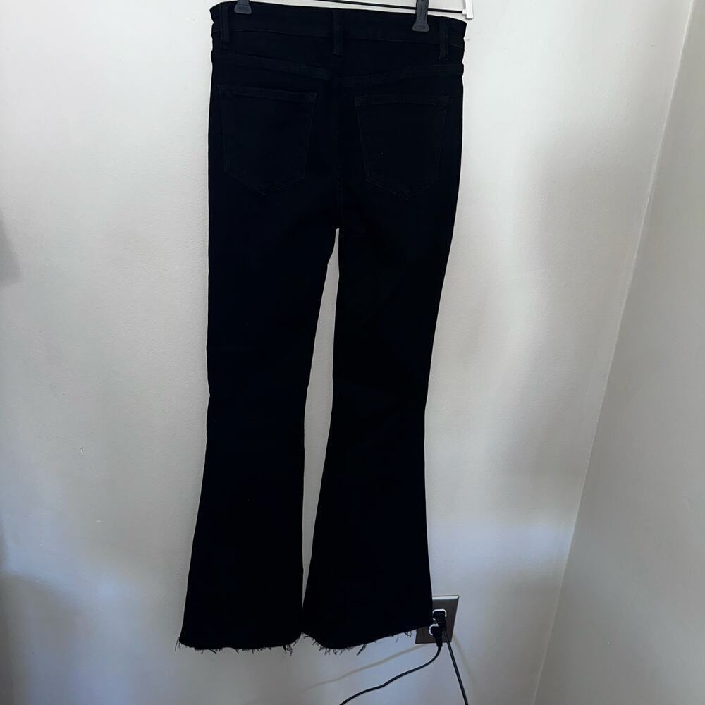 Vervet Size 26 bella High Rise Flare Black Denim Jeans - Picture 4 of 7